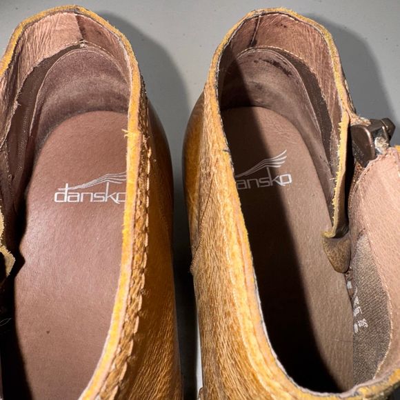 Women's Dansko Veronica Bootie brown leather ankle boots Size 40EU/ 9.5-10 US - Picture 8 of 12